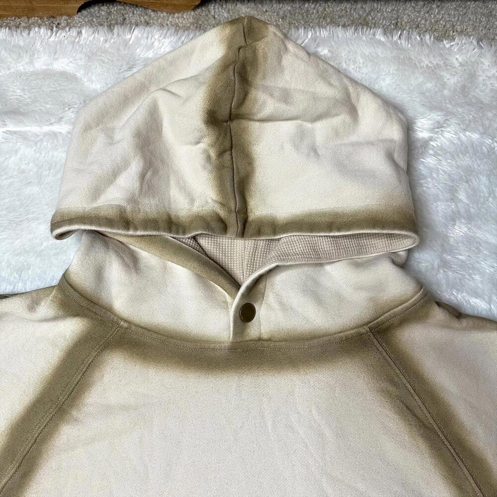Nwot Market Margins Pullover Hoodie In Bone Unisex M View 3